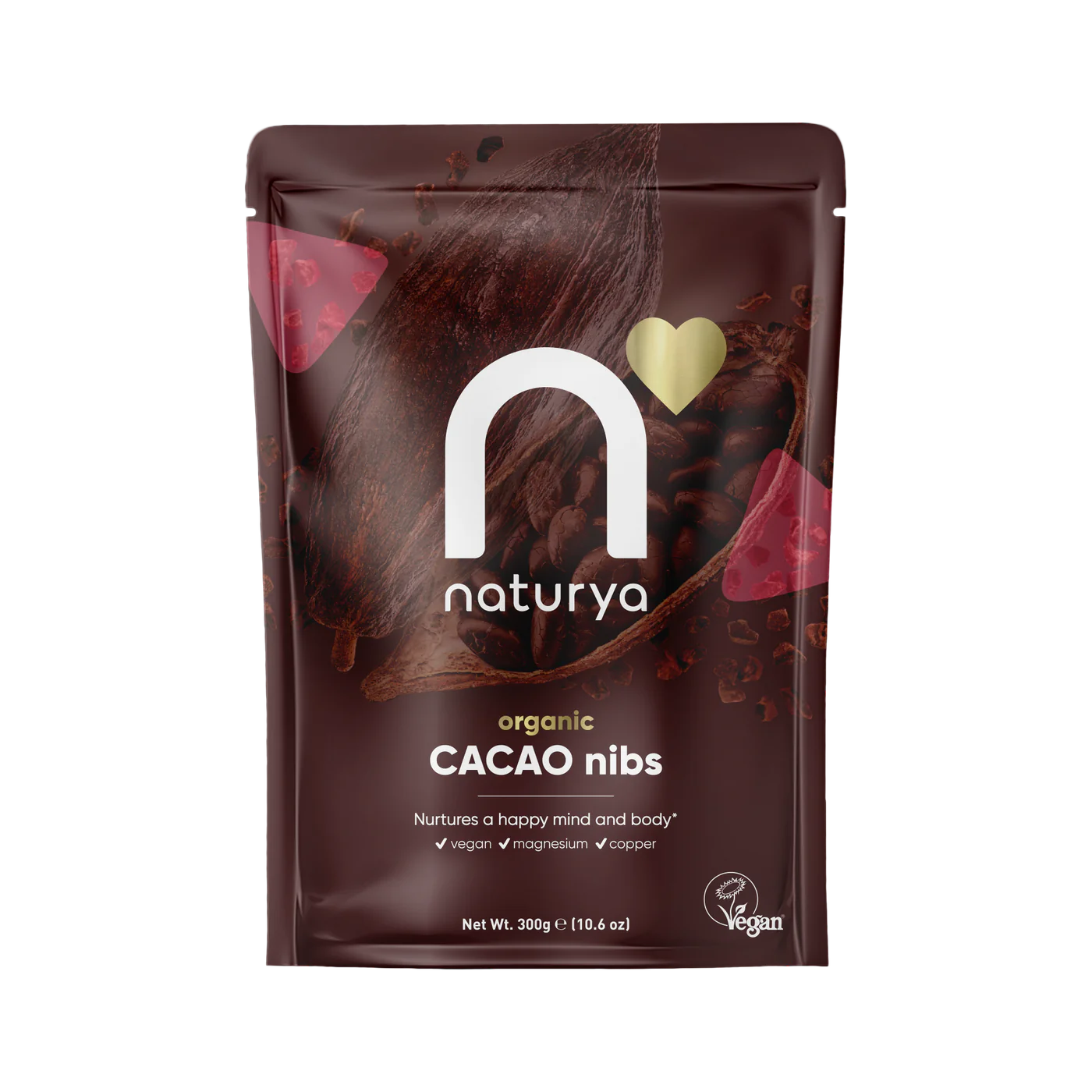 Organické Kakaové Kousky: Veganské & Bez Lepku - 125g