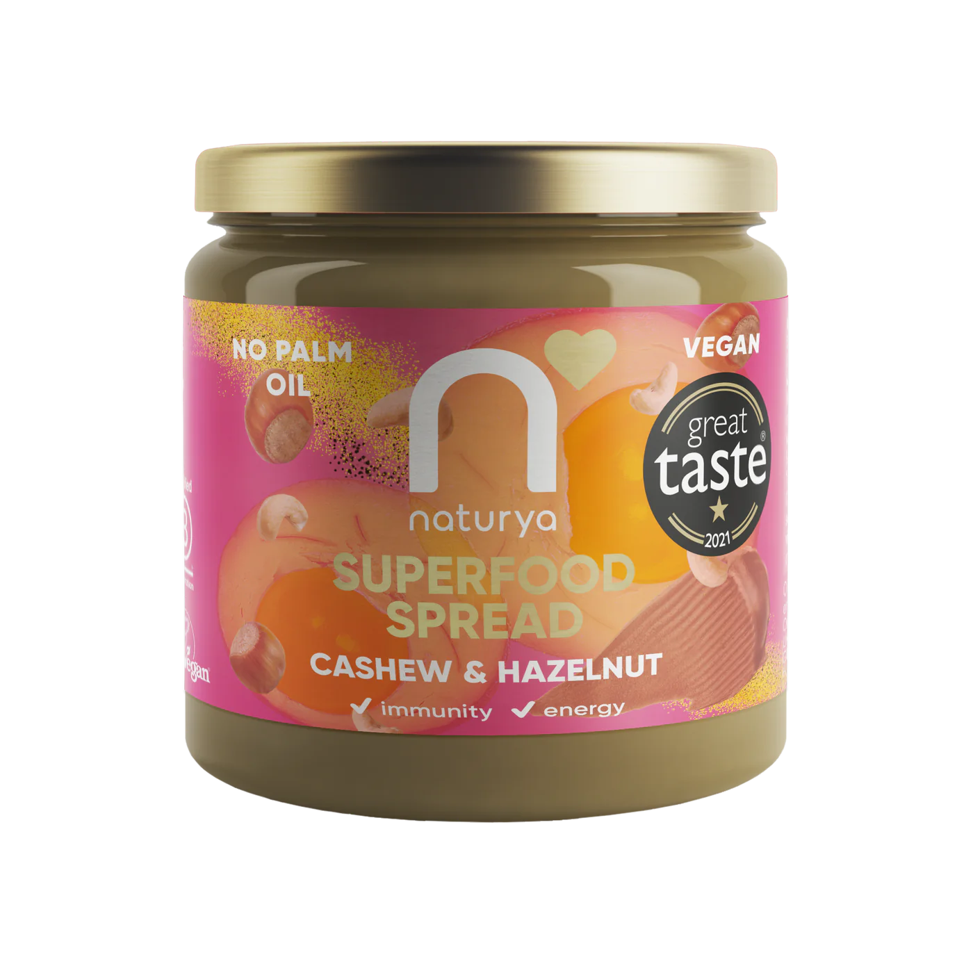 Bio Kešu a Lískový Ořechový Krém: Veganský, Bez Lepku - 170g