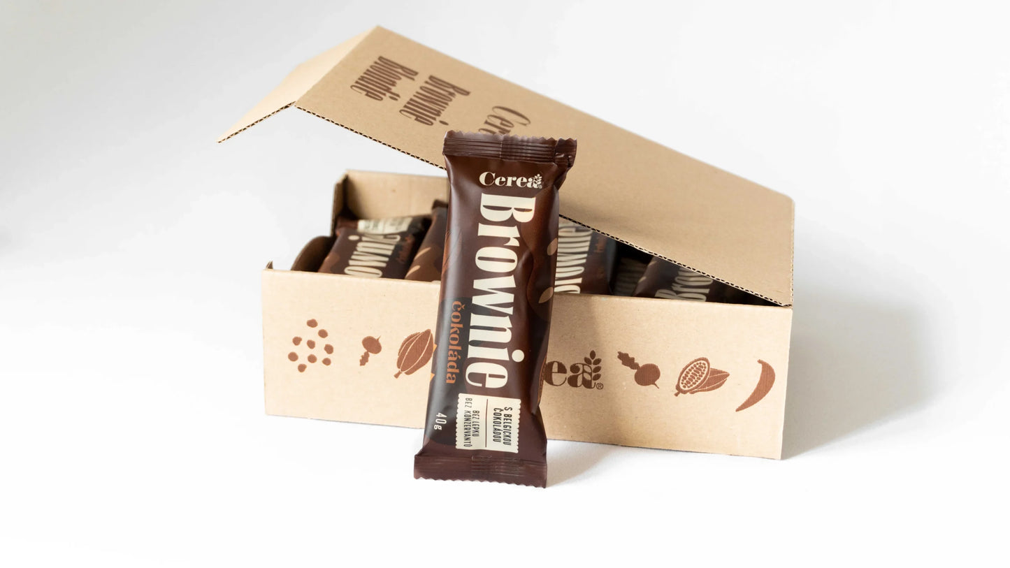 Bezlepkové Čokoládové Brownie - Belgická Čokoláda 40g