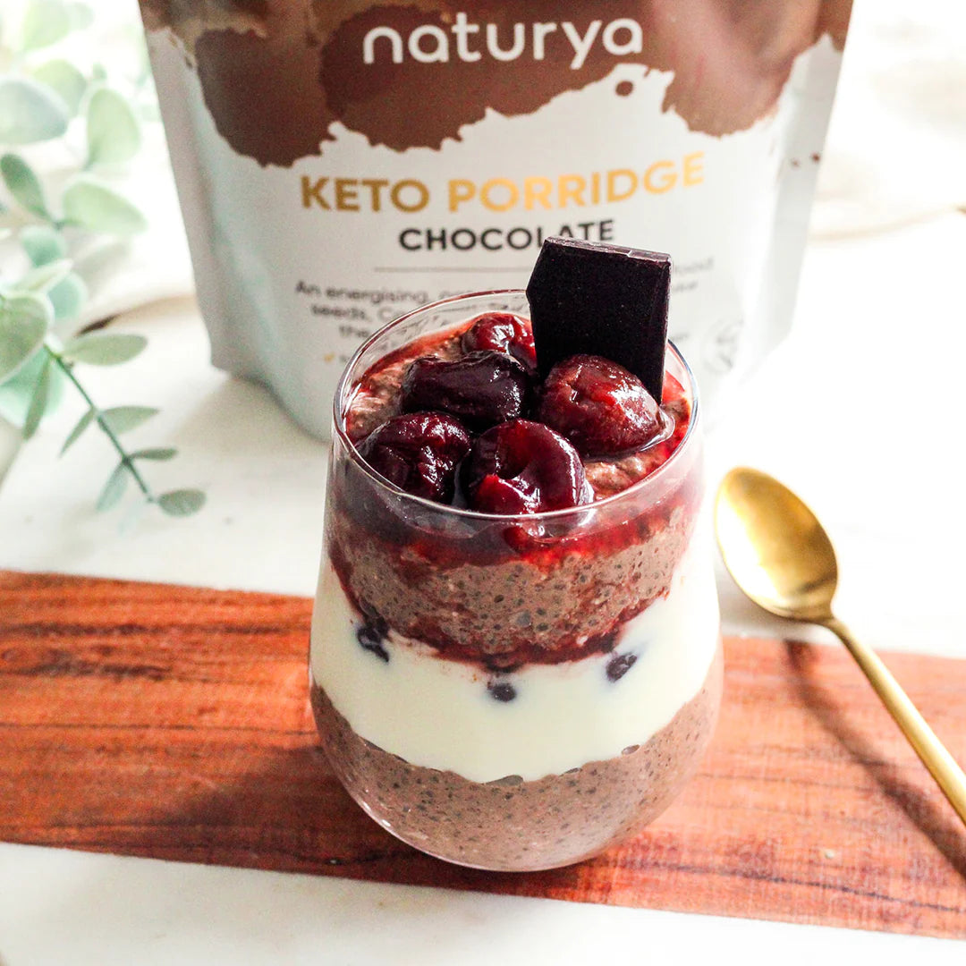 Návod na přípravu SuperKeto Chia Bliss Snídaňové Kaše: