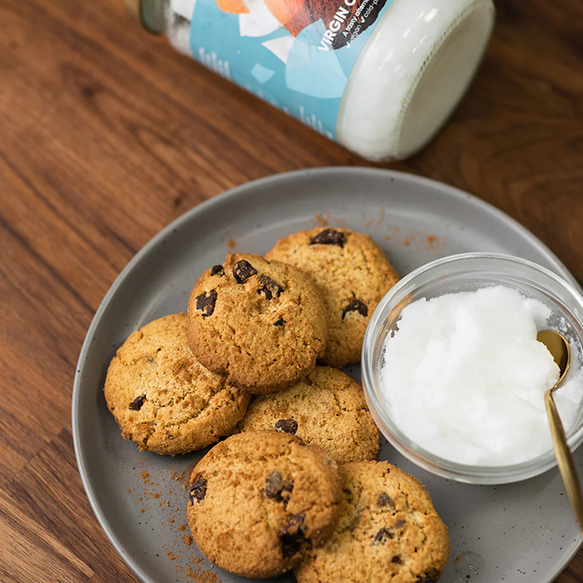 Organický Kokosový Olej Extra Panenský - Za Studena Lisovaný, Veganský, Bez Lepku z Srí Lanky - 500ml
