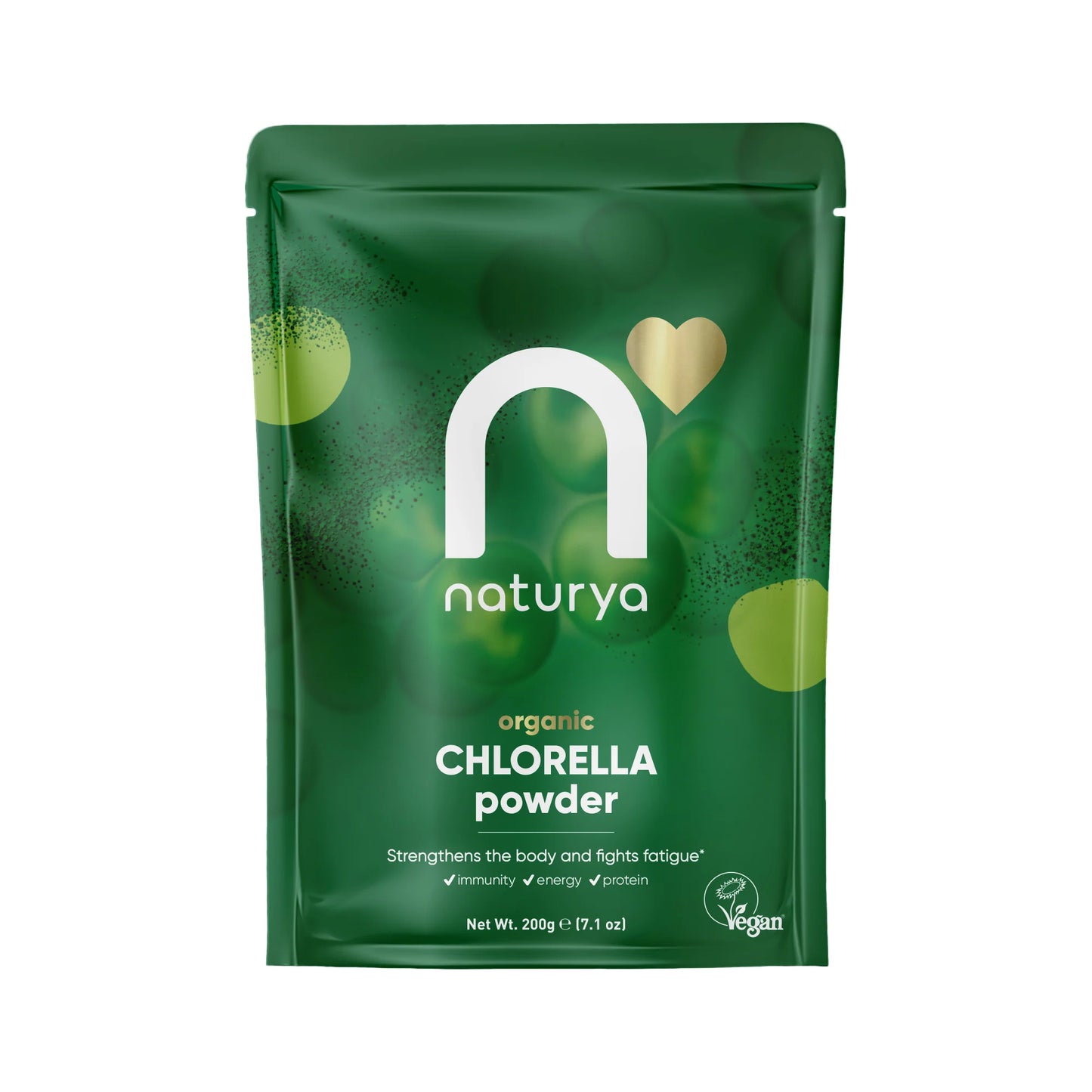 Ekologická Chlorella v Prášku: Veganská a Bezlepková - 200g