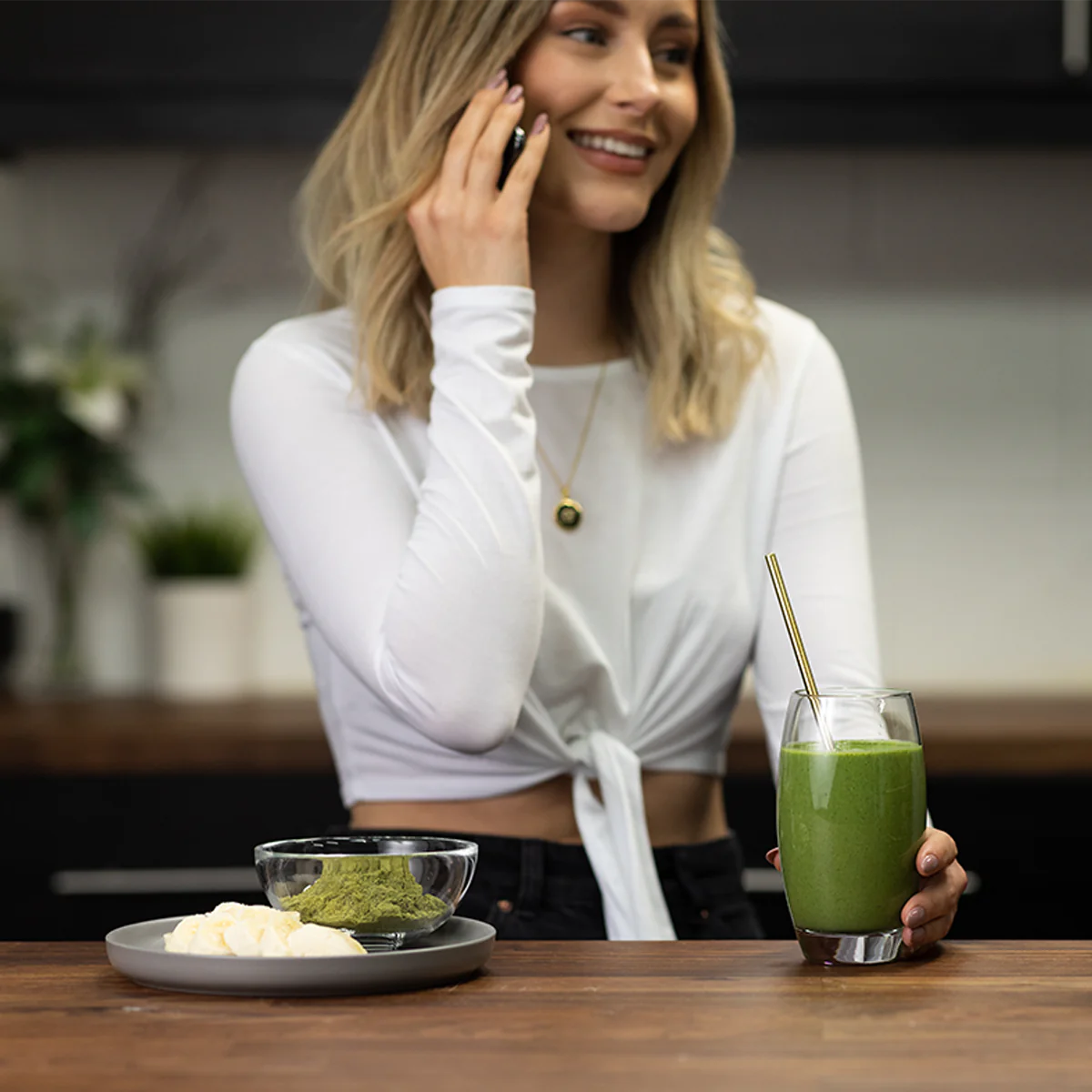 Bio Zelený SuperShake: Konopí, Trávy, Chlorella & Spirulina - 100g