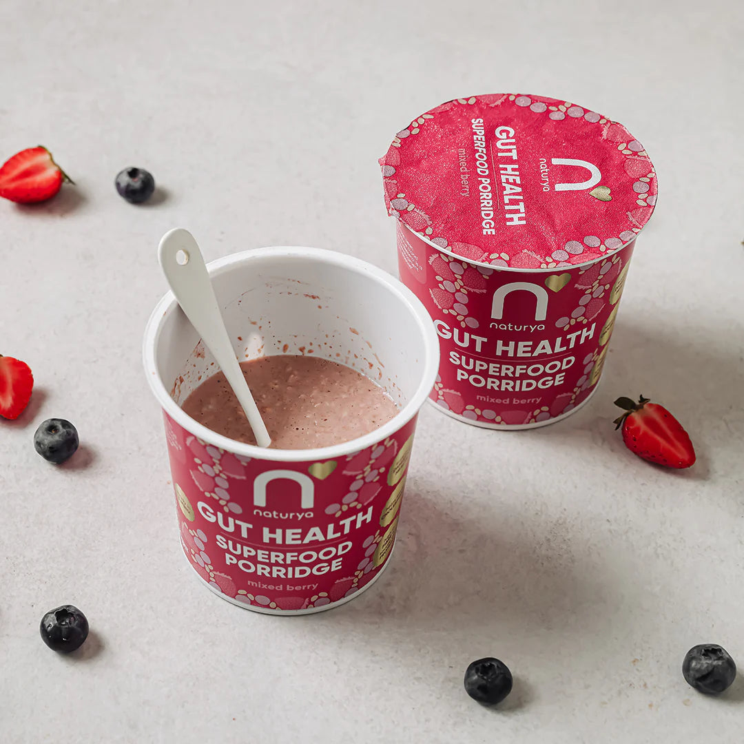 Ovocná Superfood Kaše s Beta-Glukanem - Podpora Trávení a Cholesterolu, Bohatá na Vlákninu - 55g