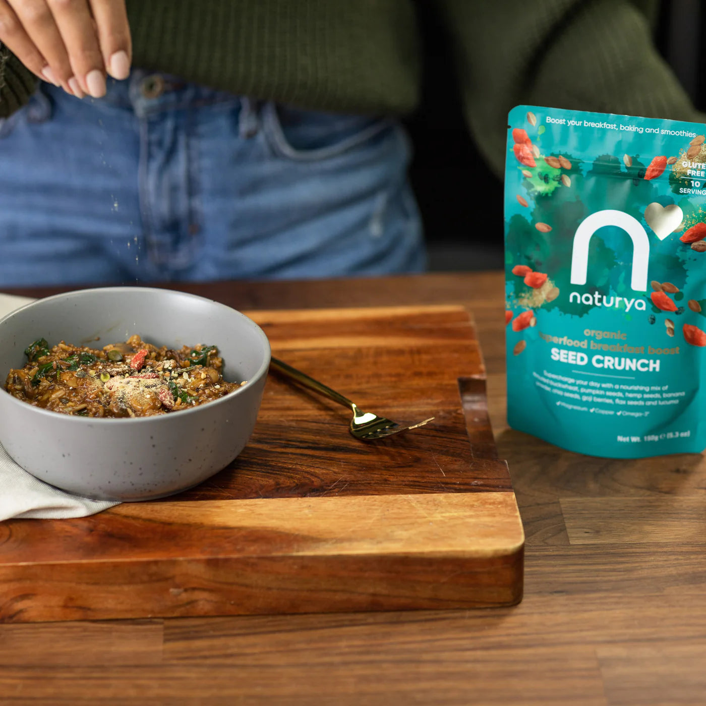 Superfood Snídaňový Mix: Omega-3, Bílkoviny, Bezlepkový - 150g