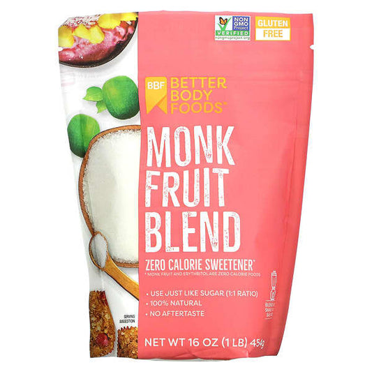 Monk Fruit Sladidlo: Nulové Kalorie, Přírodní a Bezlepkové - 454g