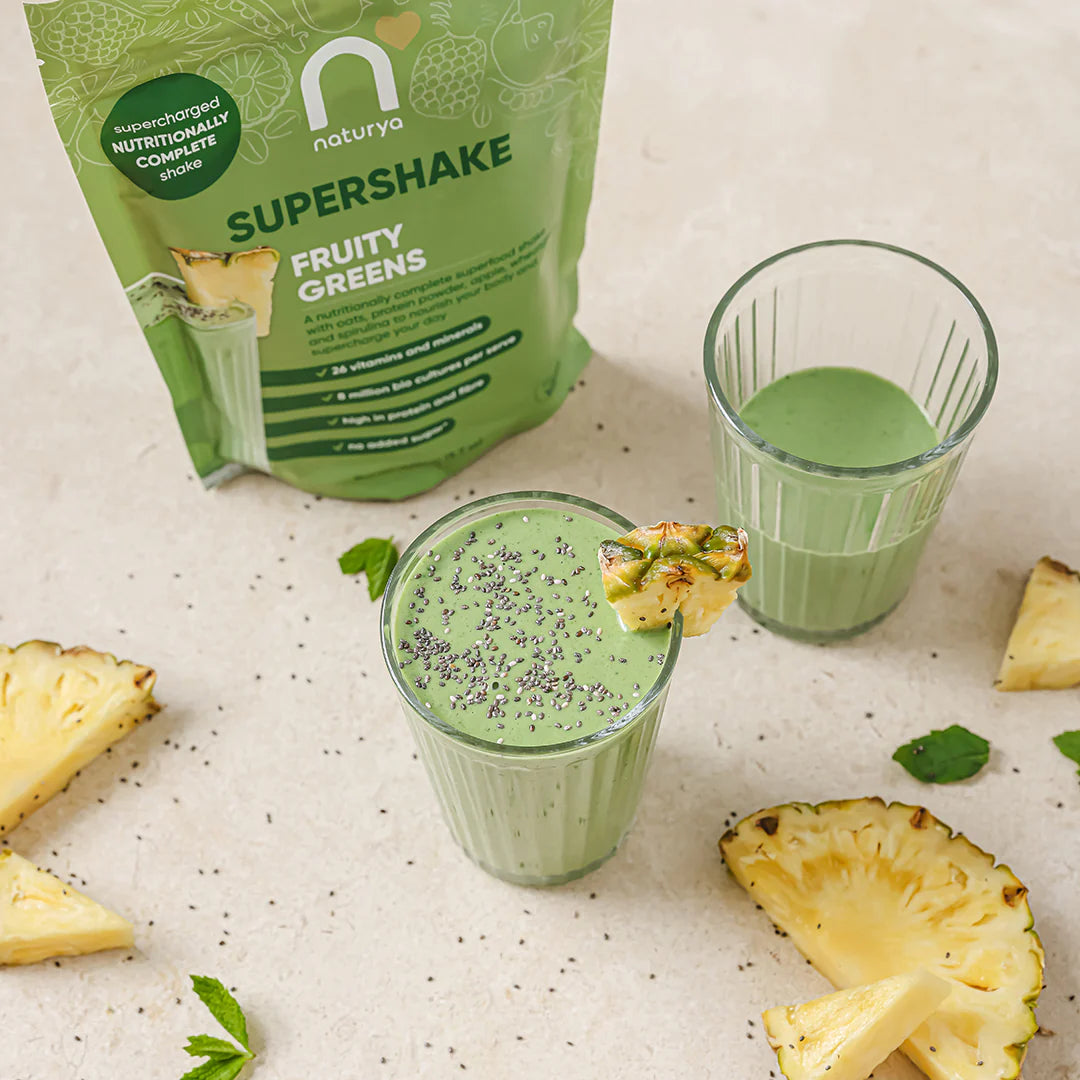 Veganský SuperShake s 26 Vitamíny a Probiotiky - bez Přidaného Cukru - 275g