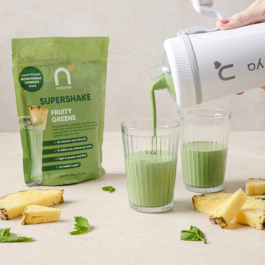 Veganský SuperShake s 26 Vitamíny a Probiotiky - bez Přidaného Cukru - 275g