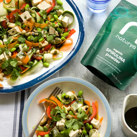 Bio Spirulina Prášek - Podpora Imunity a Srdce, Vegan, Bez Lepku 100g