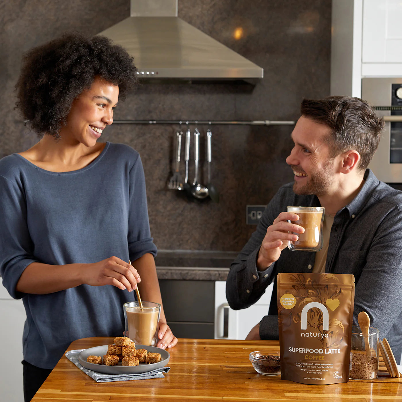 Veganský Superfood Latte s Fair Trade Kávou a Reishi - 200g