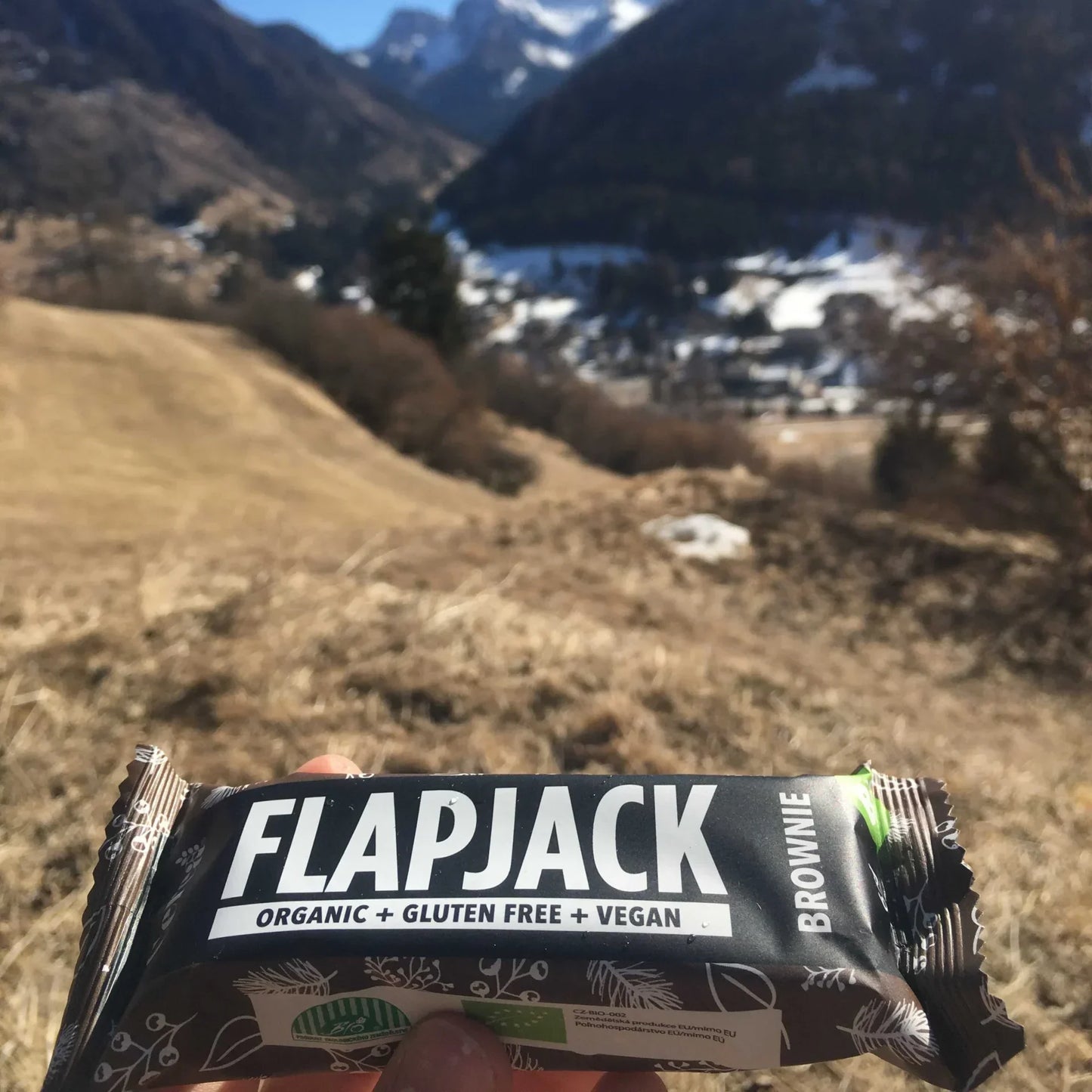 Bezlepková Bio Vegan Flapjack Brownie - Bez Přidaného Cukru, 60g