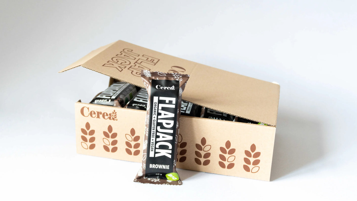 Bezlepková Bio Vegan Flapjack Brownie - Bez Přidaného Cukru, 60g