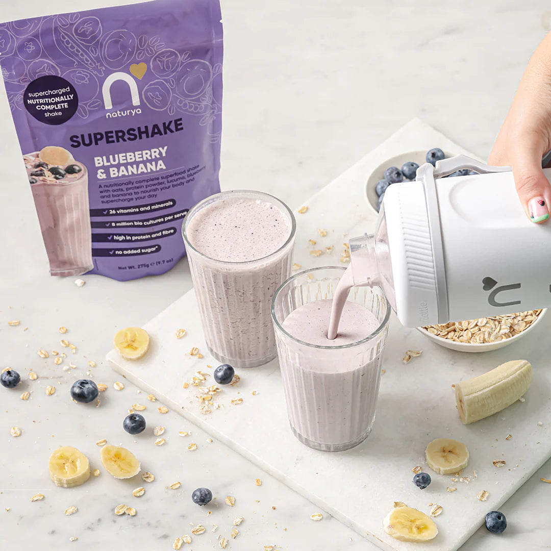 Proteinový Shake Borůvka & Banán: Energie a Fitness – 275g